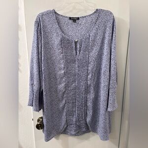 Lavender 3-Q sleeved Blouse